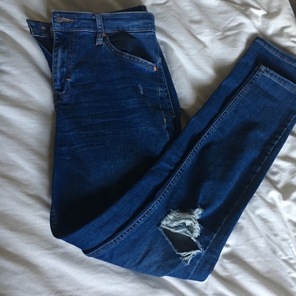 Jamie Topshop Distressed Jeans 30x32